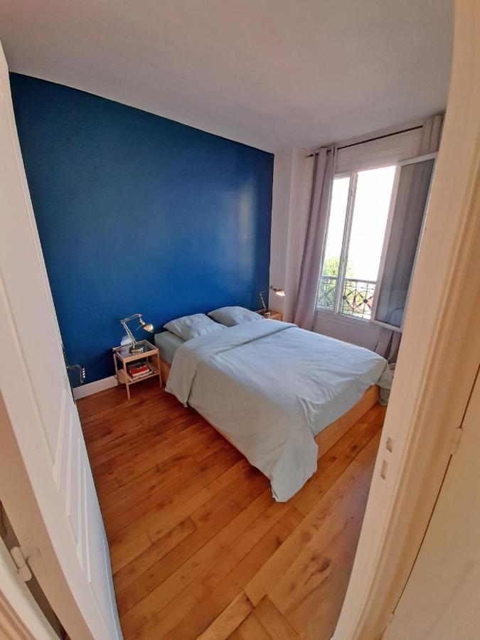 Tres Beau 2P Avec Vaste Sejour Ensoleille - A 50 M Du Metro Du Marche Et De La Mairie Daire Clichy Dış mekan fotoğraf
