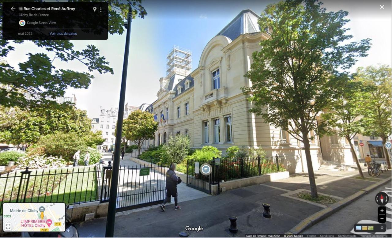Tres Beau 2P Avec Vaste Sejour Ensoleille - A 50 M Du Metro Du Marche Et De La Mairie Daire Clichy Dış mekan fotoğraf